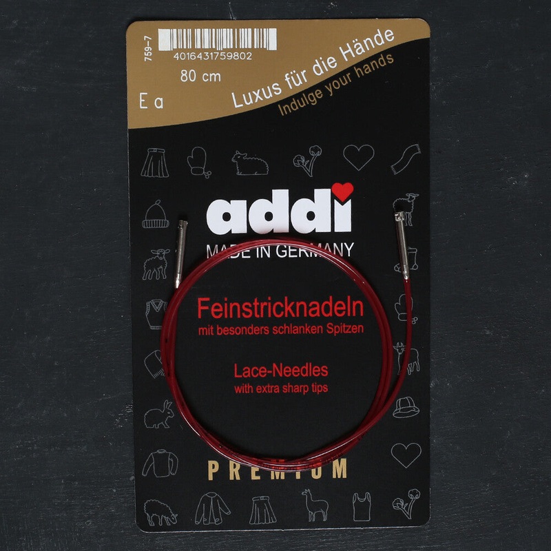 Addi Click Lace Short 80 cm Circular Knitting Cord – 759-7