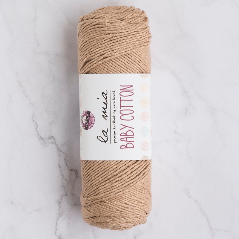 La Mia Baby Cotton Yarn, Beige – L049