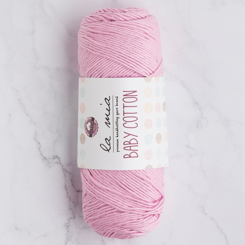 La Mia Baby Cotton Yarn, Blush – L042