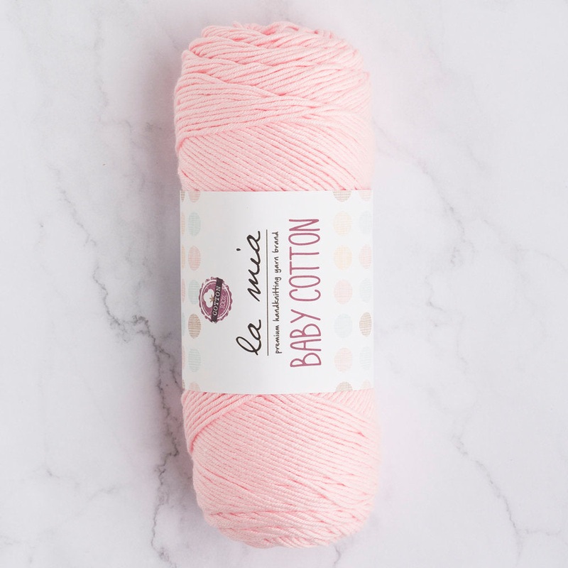 La Mia Baby Cotton Yarn, Candy Pink – L040