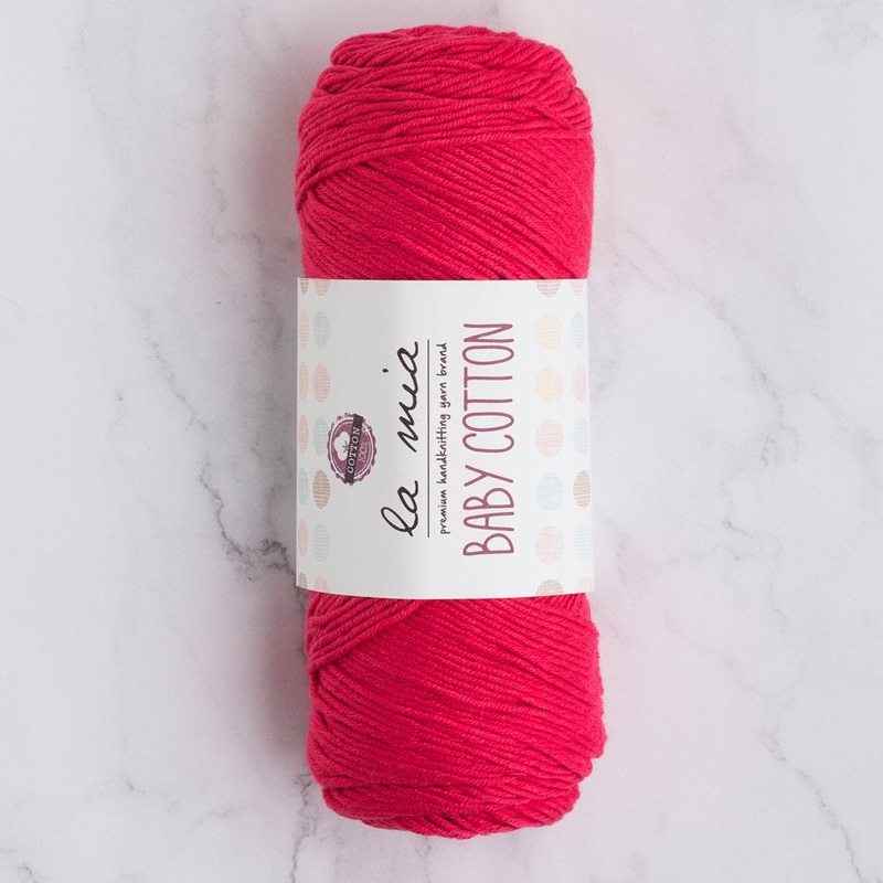 La Mia Baby Cotton Yarn, Fuchsia – L030