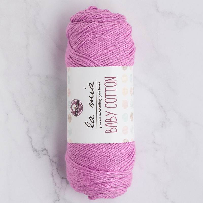 La Mia Baby Cotton Yarn, Lilac – L048