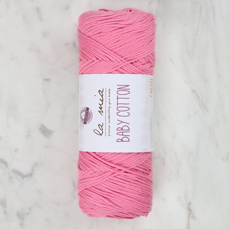 La Mia Baby Cotton Yarn, Pink – L046