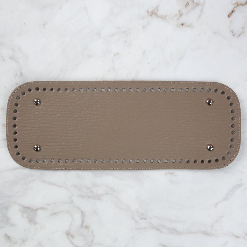 Nas Leather Bag Base 32.5 cm – Beige