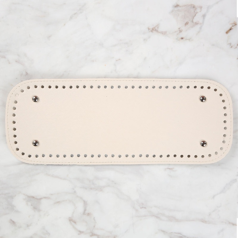 Nas Leather Bag Base 32.5 cm – Cream
