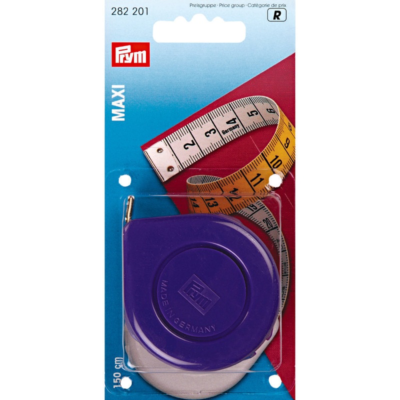 PRYM 150 Cm Spring Tape Measures Cm Scale, Maxi Purple  – 282201