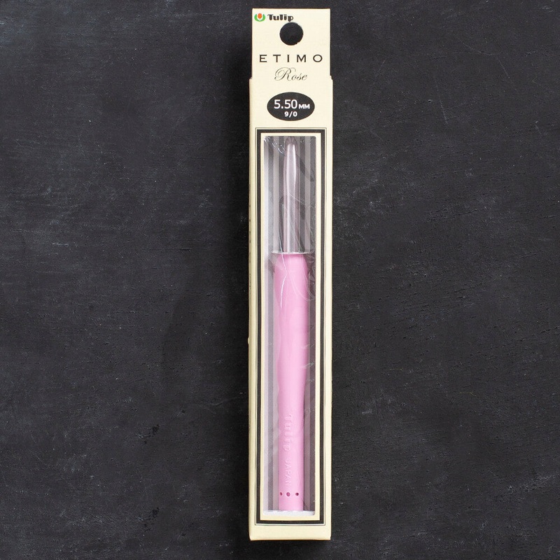 Tulip Etimo Rose 5.5 mm 14 cm Crochet Hook with Soft Cusihon – TER-11e