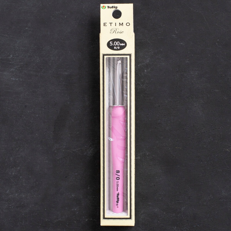Tulip Etimo Rose 5 mm 14 cm Crochet Hook with Soft Cushion – TER-10e