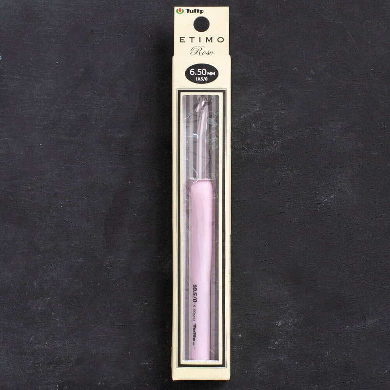 Tulip Etimo Rose 6.5 mm 14 cm Crochet Hook with Soft Cushion – TER-14e