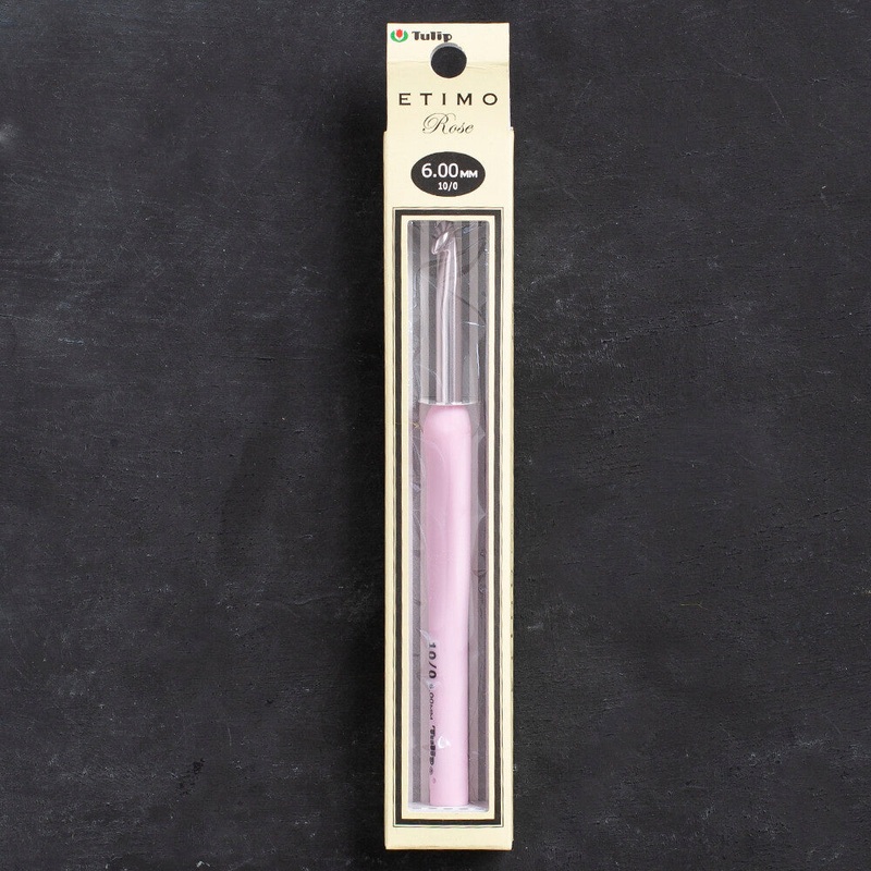 Tulip Etimo Rose 6 mm 14 cm Crochet Hook with Soft Cushion – TER-12e