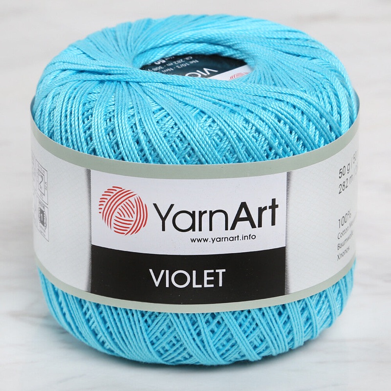 YarnArt Violet Yarn, Turquoise – 0008