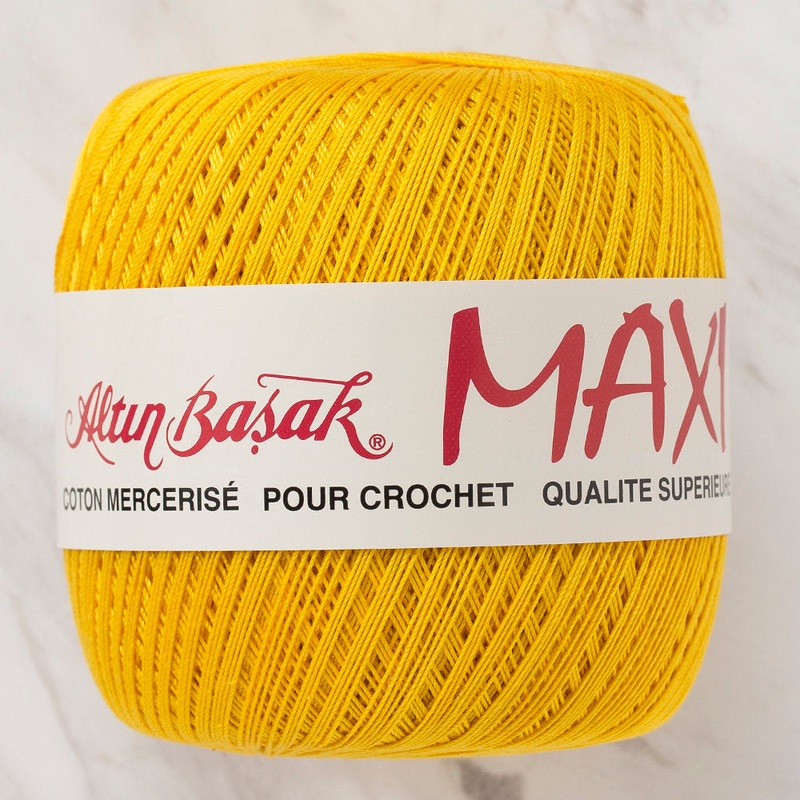 Altinbasak Maxi Lace Making Thread, Mustard Yellow – 347