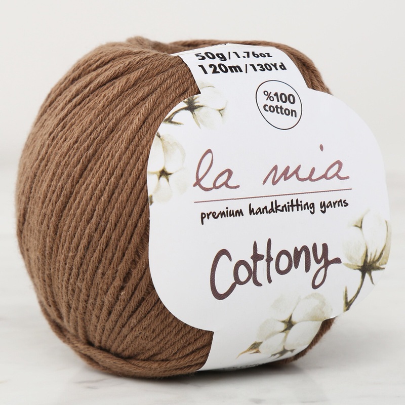 La Mia Cottony Baby Yarn, Brown – L199