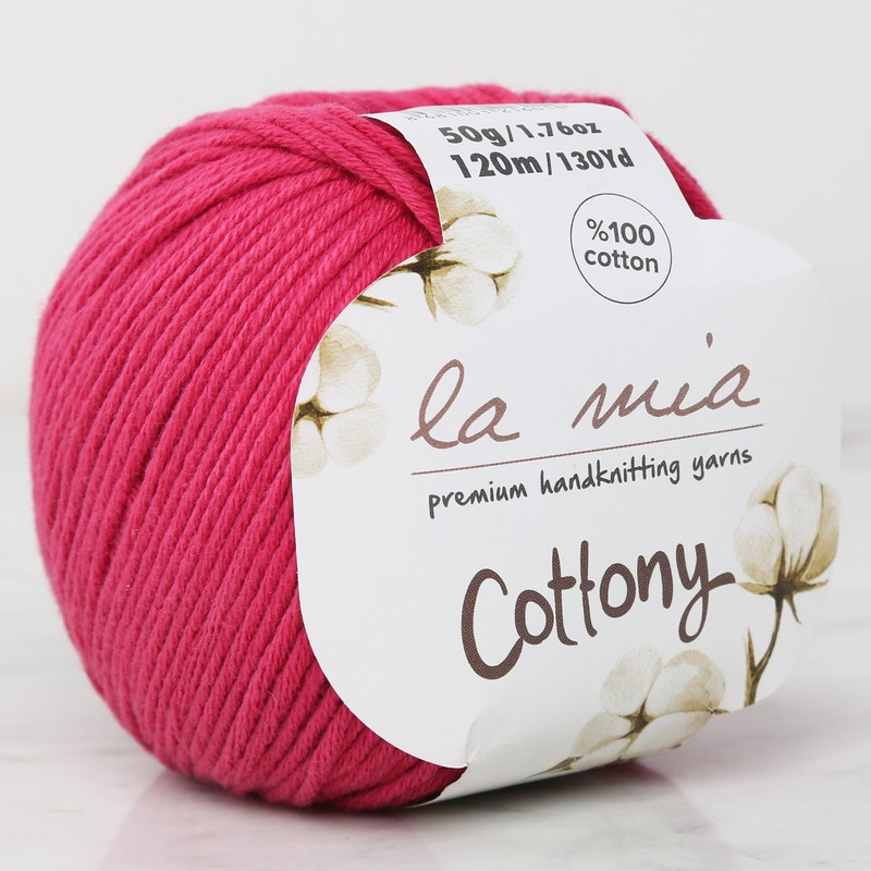 La Mia Cottony Baby Yarn, Fuchsia – L024