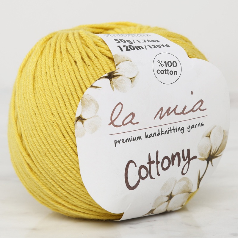 La Mia Cottony Baby Yarn, Mustard – L189