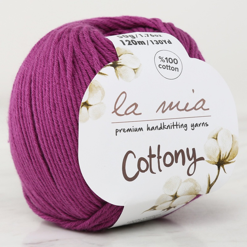 La Mia Cottony Baby Yarn, Purple – L025
