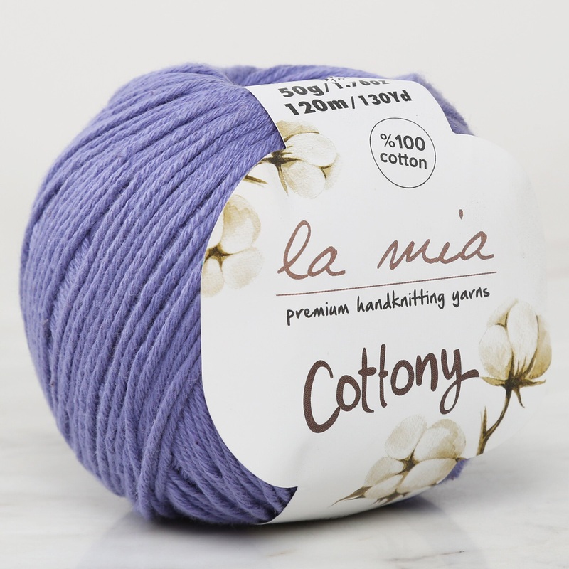 La Mia Cottony Baby Yarn, Purple – L200