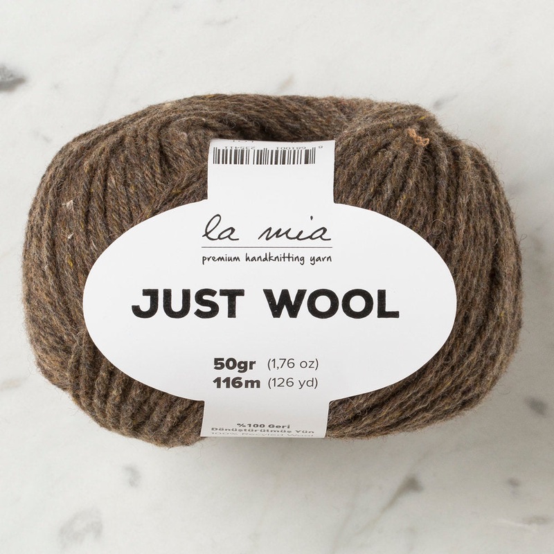 La Mia Just Wool Yarn, Brown – LT013
