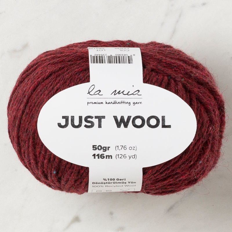 La Mia Just Wool Yarn, Claret – LT010