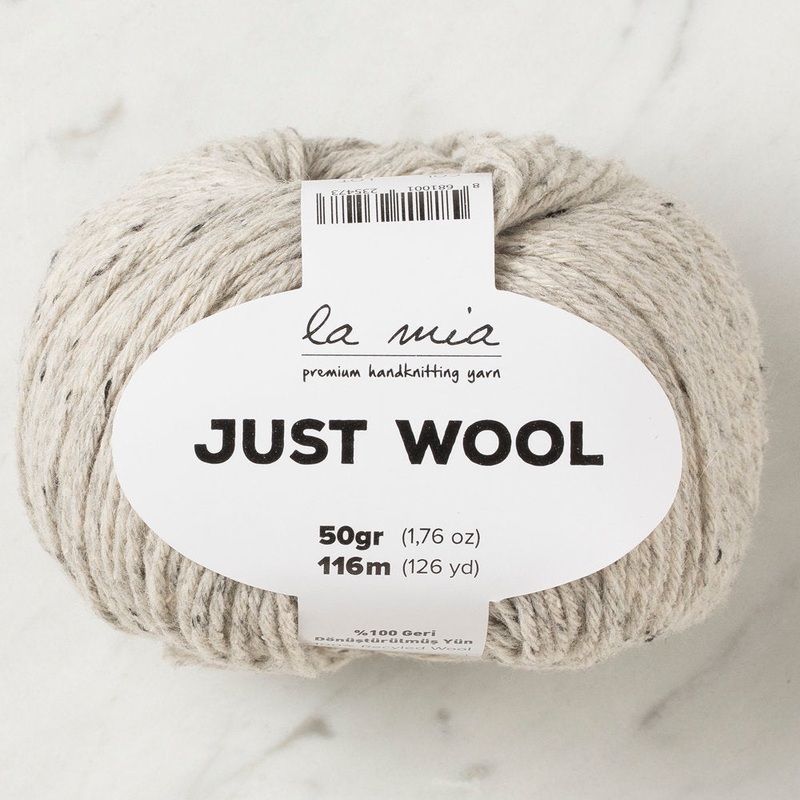 La Mia Just Wool Yarn, Grey – LT007