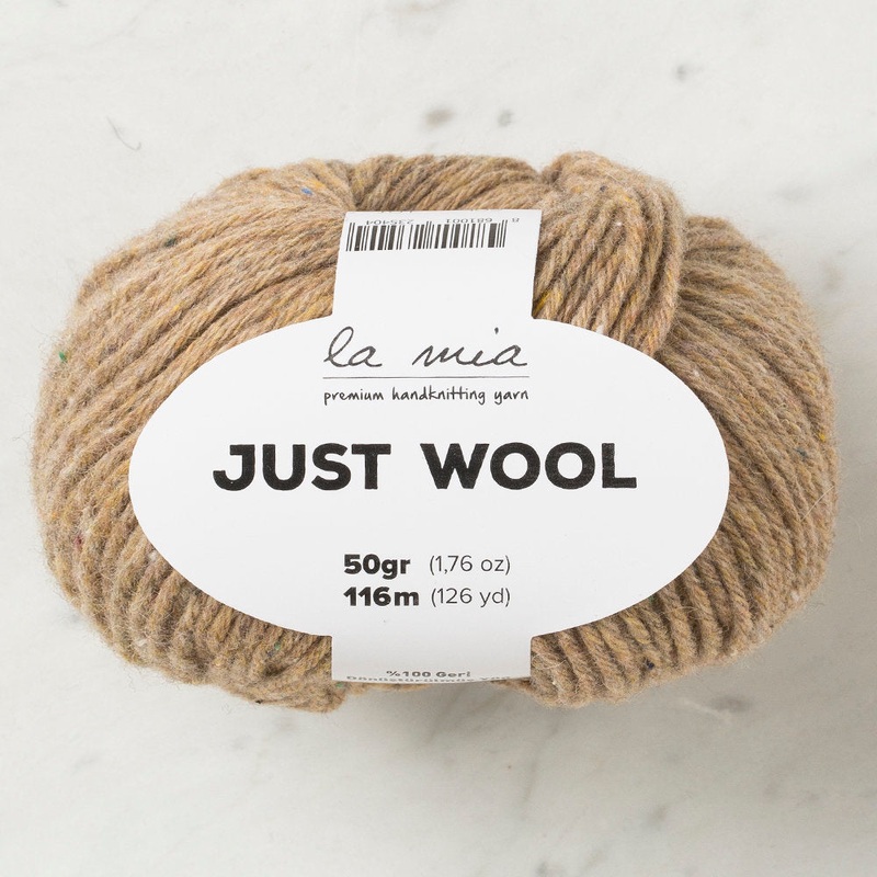 La Mia Just Wool Yarn, Light Brown – LT014