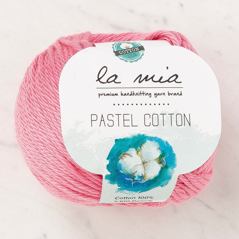 La Mia Pastel 100% Cotton Yarn, Flamingo – L184