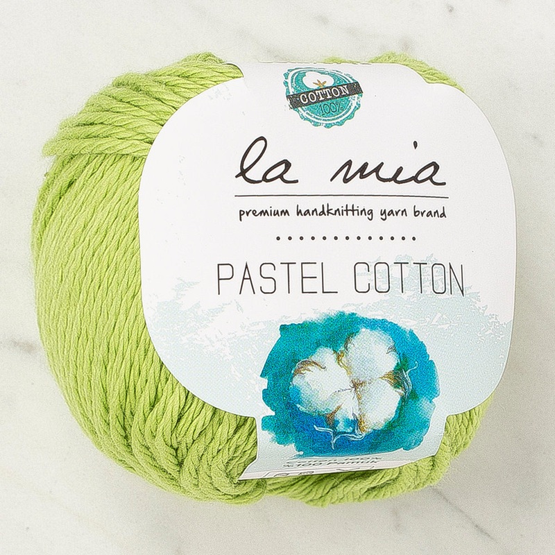 La Mia Pastel 100% Cotton Yarn, Lime – L186