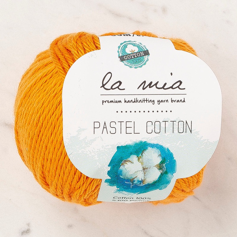 La Mia Pastel 100% Cotton Yarn, Orange – L179