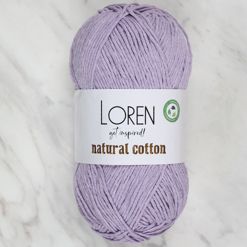 Loren Natural Cotton Yarn, Lilac – R020