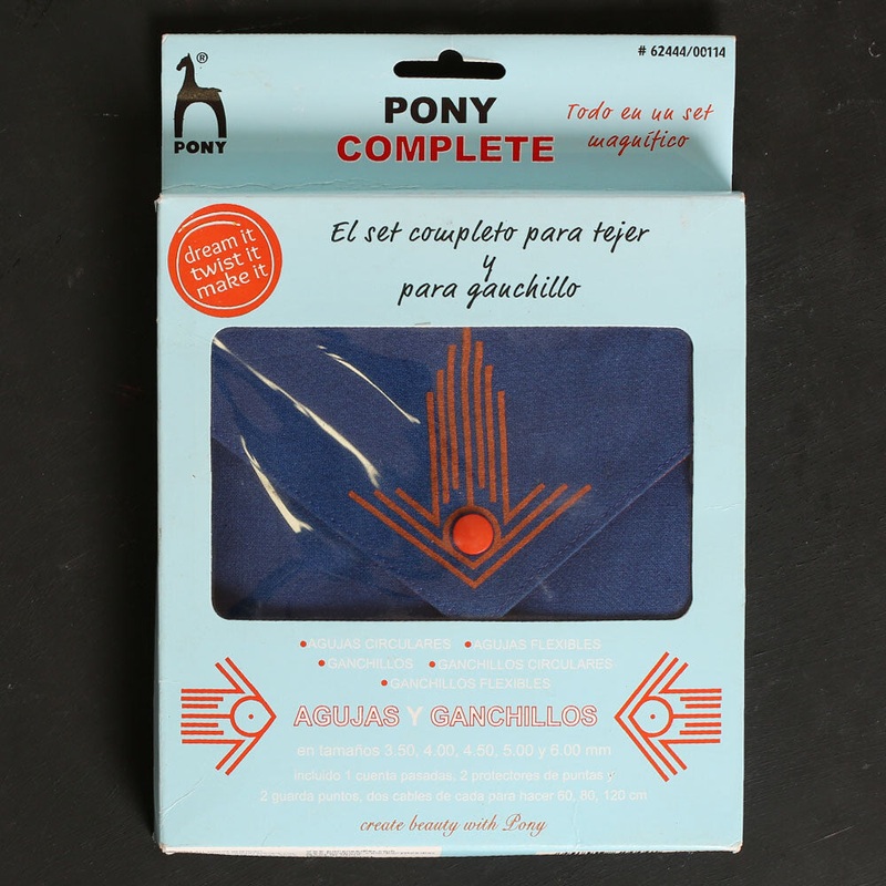 Pony Complete Knitting and Crochet Set, Blue – 62444/00114