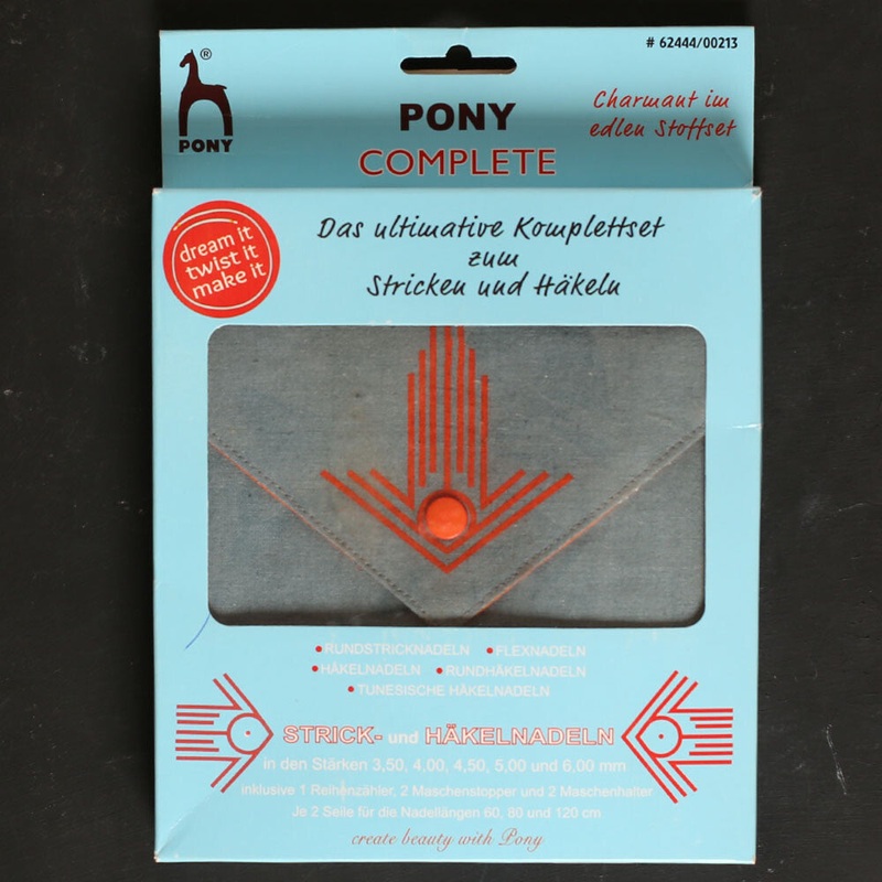 Pony Complete Knitting and Crochet Set, Grey – 62444/00213