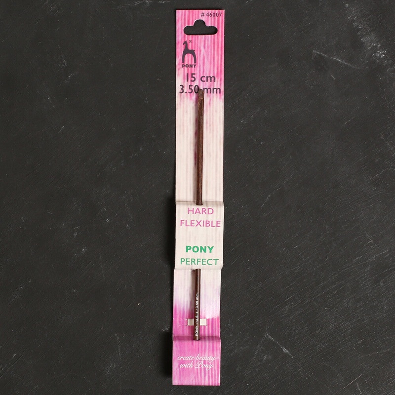 Pony Perfect 3.5 mm 15 cm Wooden Crochet Hook – 46007