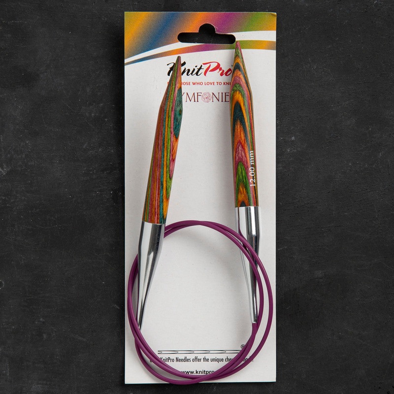 KnitPro Symfonie 12 mm 80 cm Wooden Circular Needles – 21347