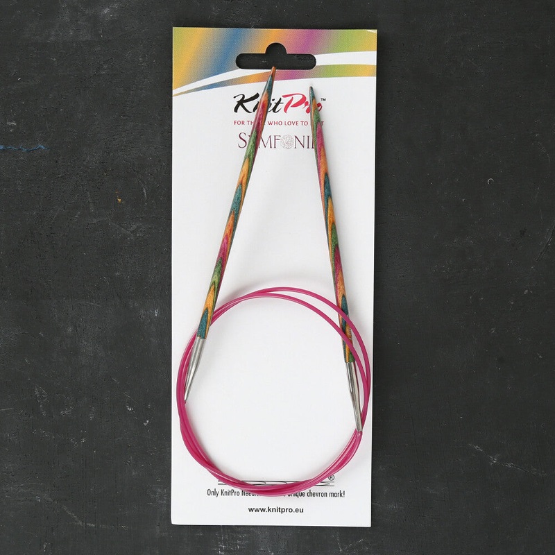KnitPro Symfonie 4 mm 80 cm Wooden Circular Needles – 21337