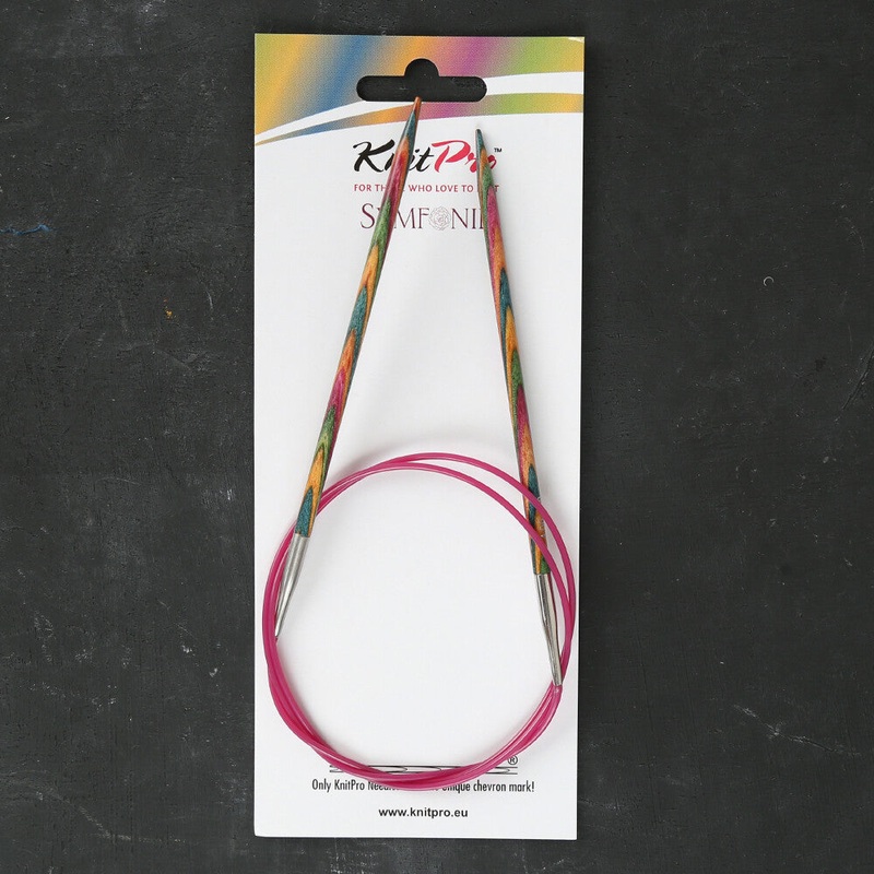 KnitPro Symfonie 5 mm 80 cm Wooden Circular Needles – 21339