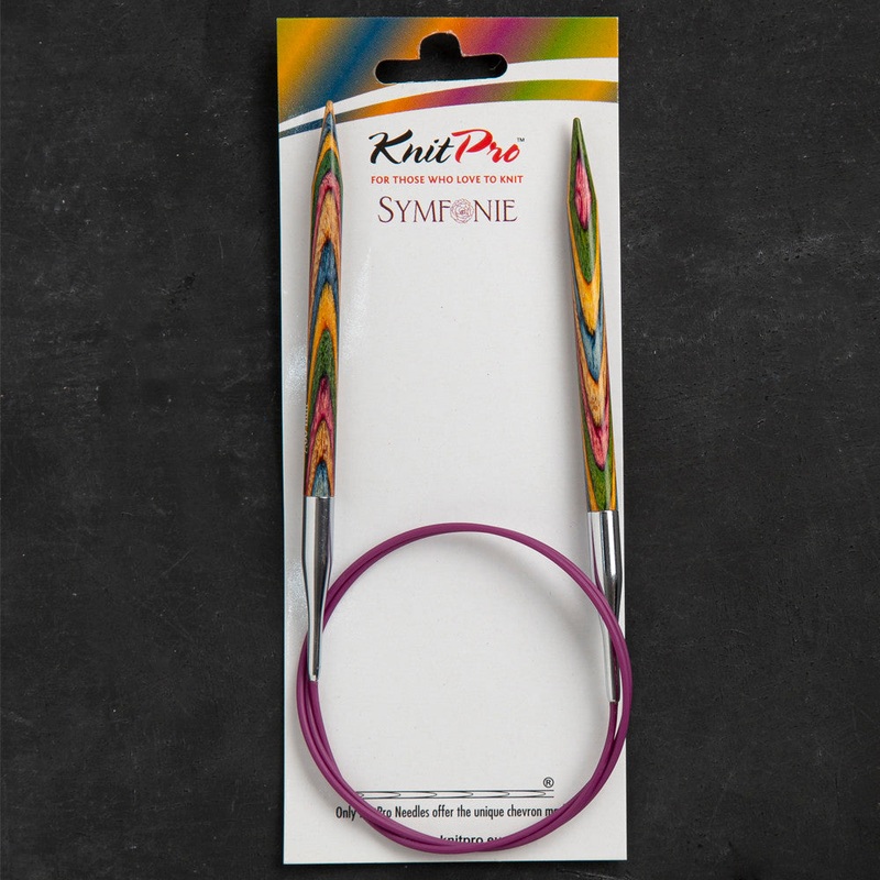 KnitPro Symfonie 7 mm 80 cm Wooden Circular Needles – 21343