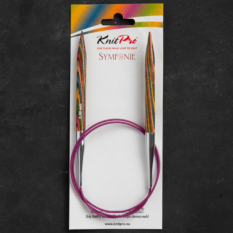 KnitPro Symfonie 8 Mm 80 Cm Wooden Circular Needles – 21344