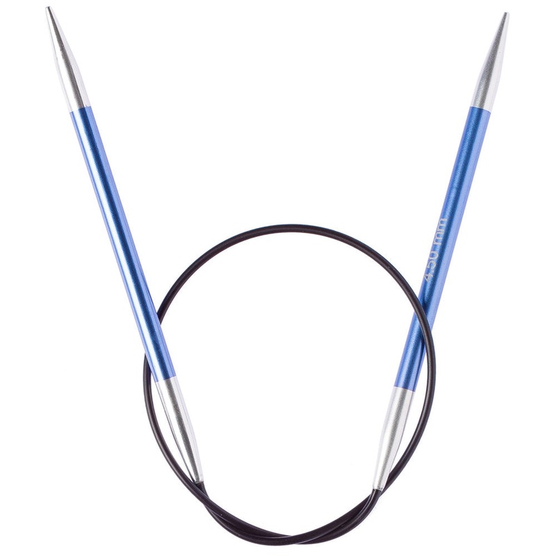 KnitPro Zing 4.5 Mm 40 Cm Metal Circular Needles, Lolite – 47070