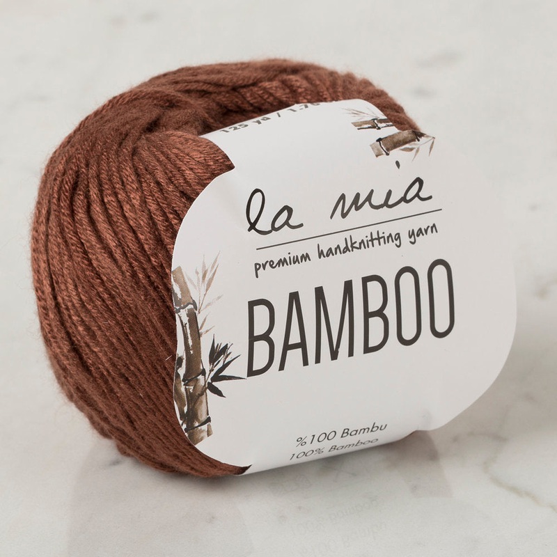La Mia Bamboo Yarn, Brown – L087