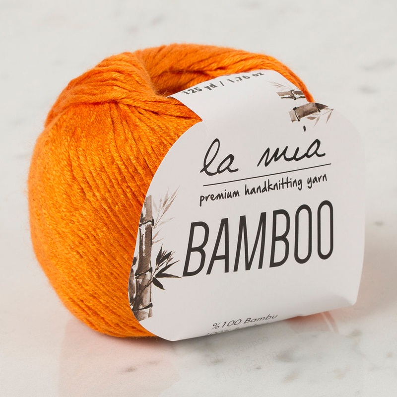 La Mia Bamboo Yarn, Orange – L150