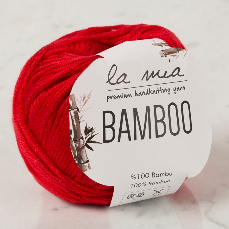 La Mia Bamboo Yarn, Red – L092