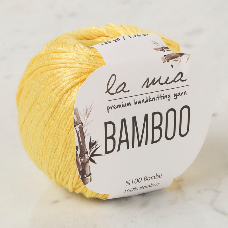 La Mia Bamboo Yarn, Yellow – L160