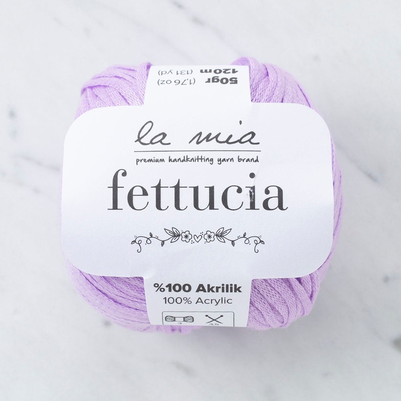 La Mia Fettucia  Yarn, Lilac – L067