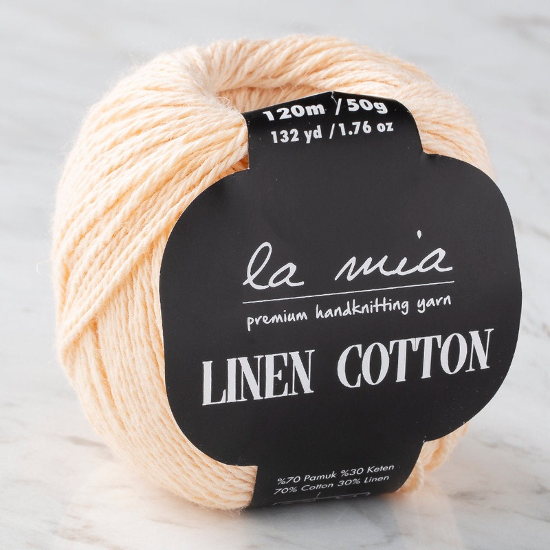 La Mia Linen Cotton Yarn, Nude – L056
