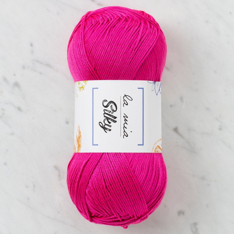 La Mia Silky Yarn, Fuchsia – L017