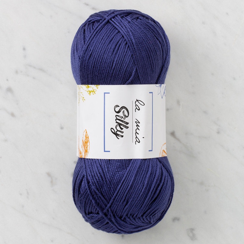 La Mia Silky Yarn, Navy Blue – L023