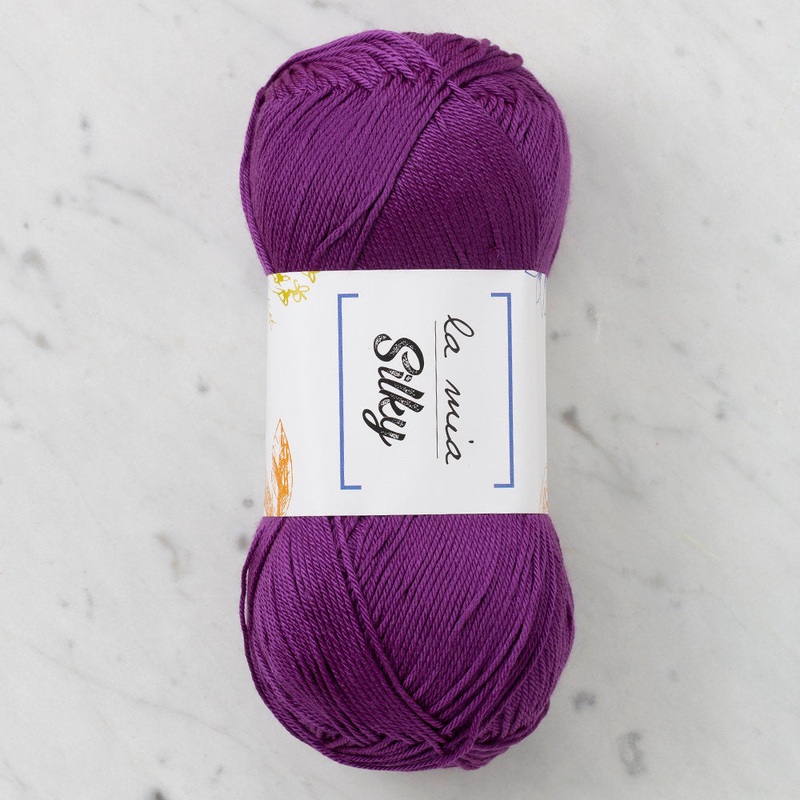 La Mia Silky Yarn, Purple – L019