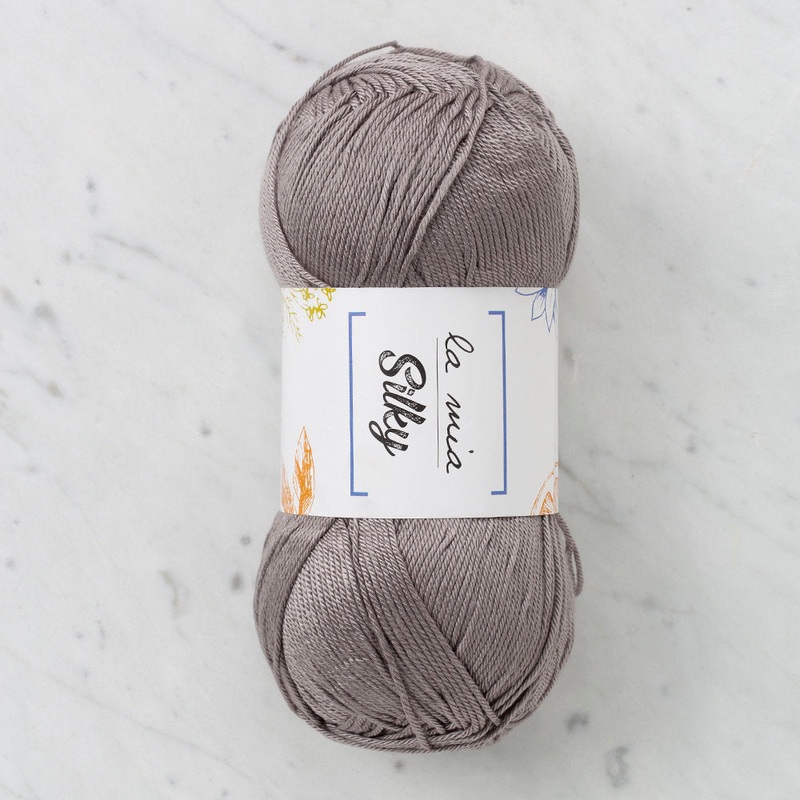 La Mia Silky Yarn, Smoke Grey – L010