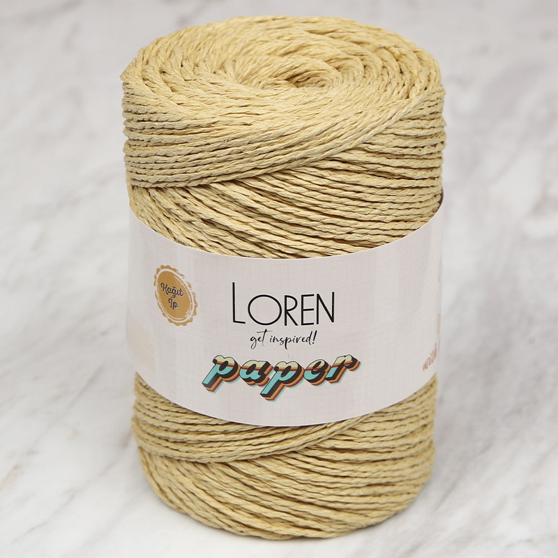 Loren Paper Yarn, Beige – RH01