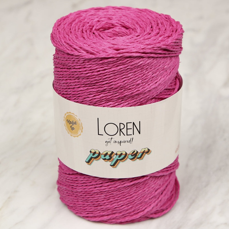 Loren Paper Yarn, Fuchsia – RH23